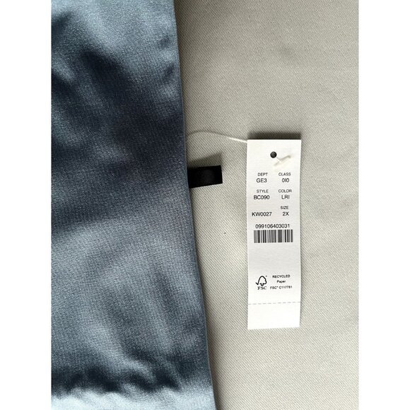 NEW J.Crew High Waisted Two Piece Bikini Set Light Blue Shimmer Size 2X - Picture 15 of 16